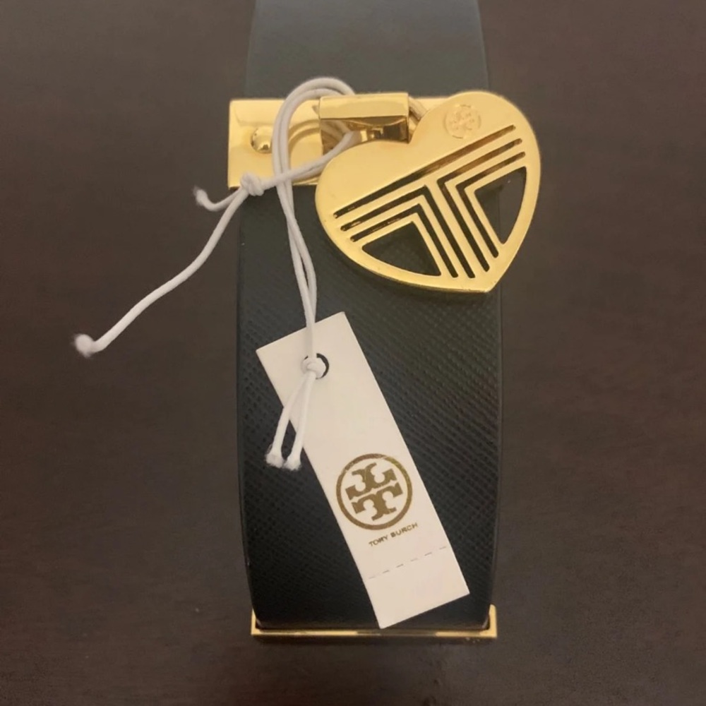 Tory Burch Leather cuff bracelet